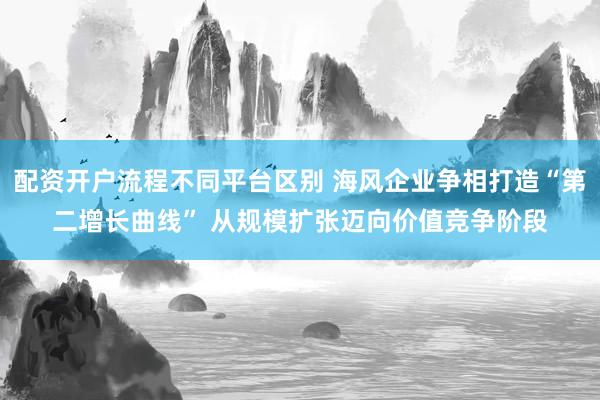 配资开户流程不同平台区别 海风企业争相打造“第二增长曲线” 从规模扩张迈向价值竞争阶段